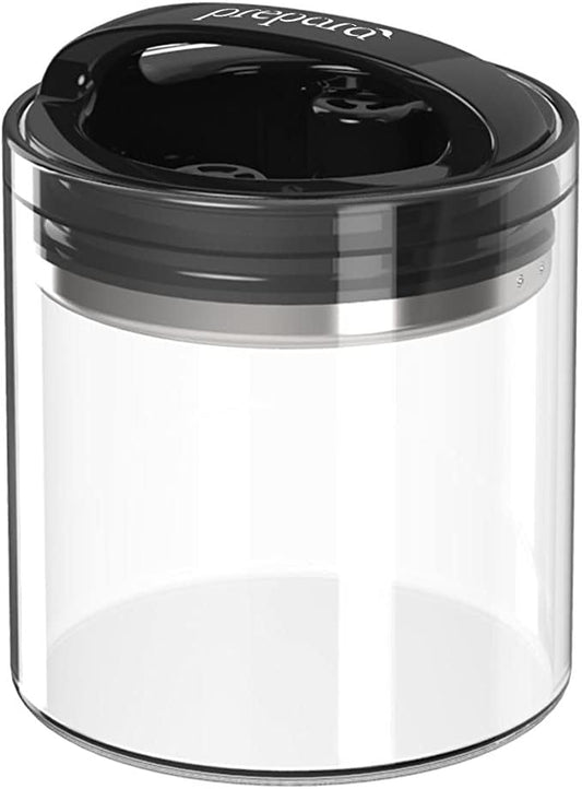 Prepara Evak Storage Container, Small, Black Gloss Handle