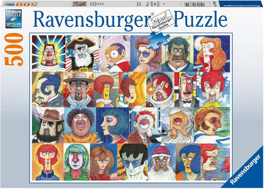 Ravensburger Typefaces 500 Pieces Jigsaw Puzzle for Adults