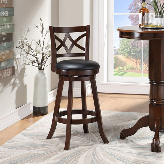 Boraam Industries 29" Cardiff Swivel Stool [Cappuccino]