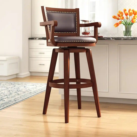 Boraam Industries Broadmoor Swivel Extra Tall Barstool [Cappuccino]