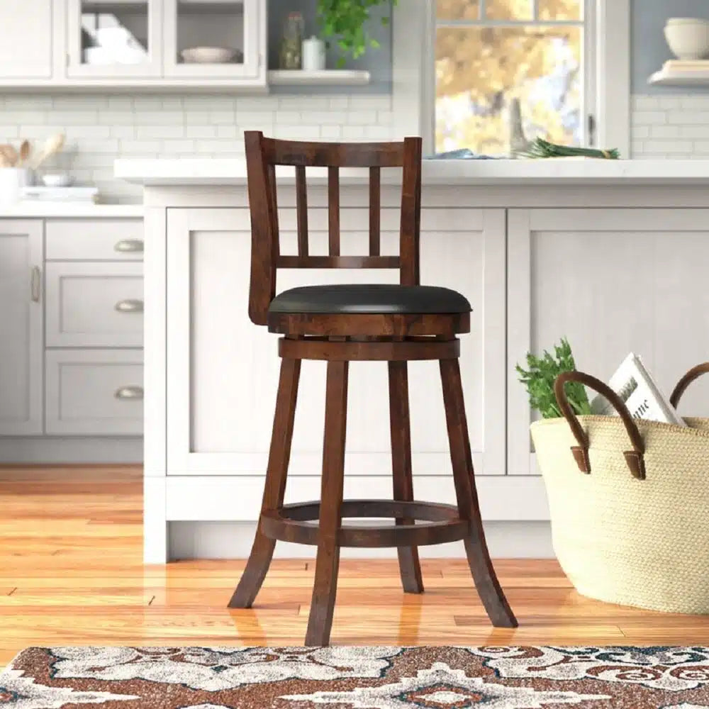 Boraam Industries 24" Bloomington Counter Stool [Walnut]