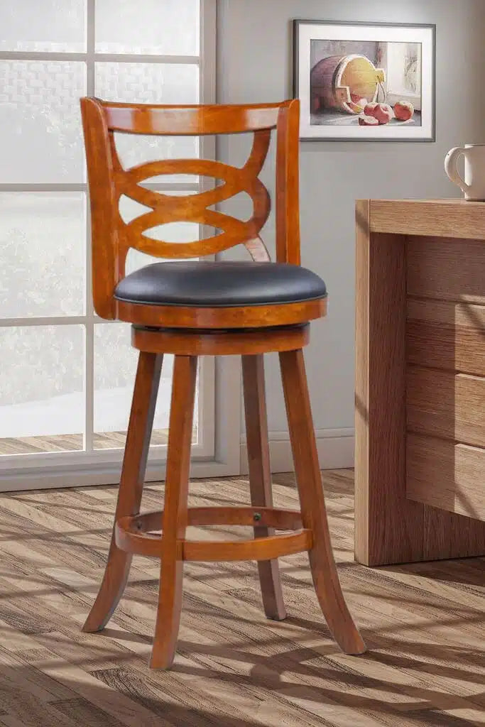 Boraam Industries 29" Seina Bar Stool [Walnut]